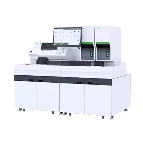 Mid-volume, automated hematology analyzer 