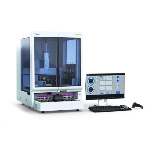 Automated sample preparation for clinical flow cytometry