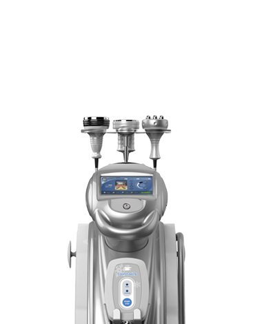  body slimming device with RF, Ultrasound Cavitation, and Cooling lipolysis