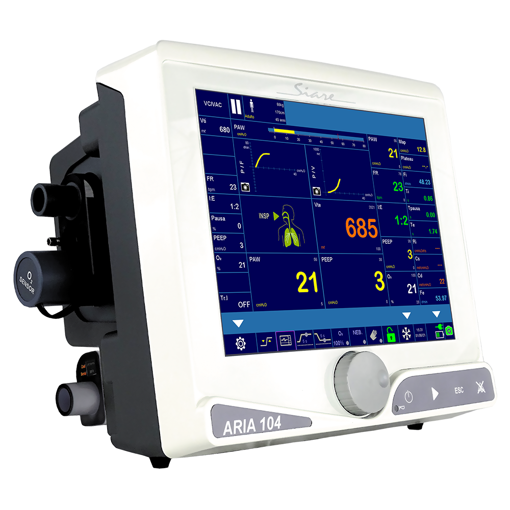 Compact Turbine ICU Ventilator