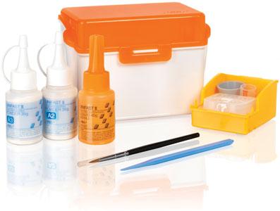 Self-curing acrylic resin for temporary inlays, crowns, bridges & repairs