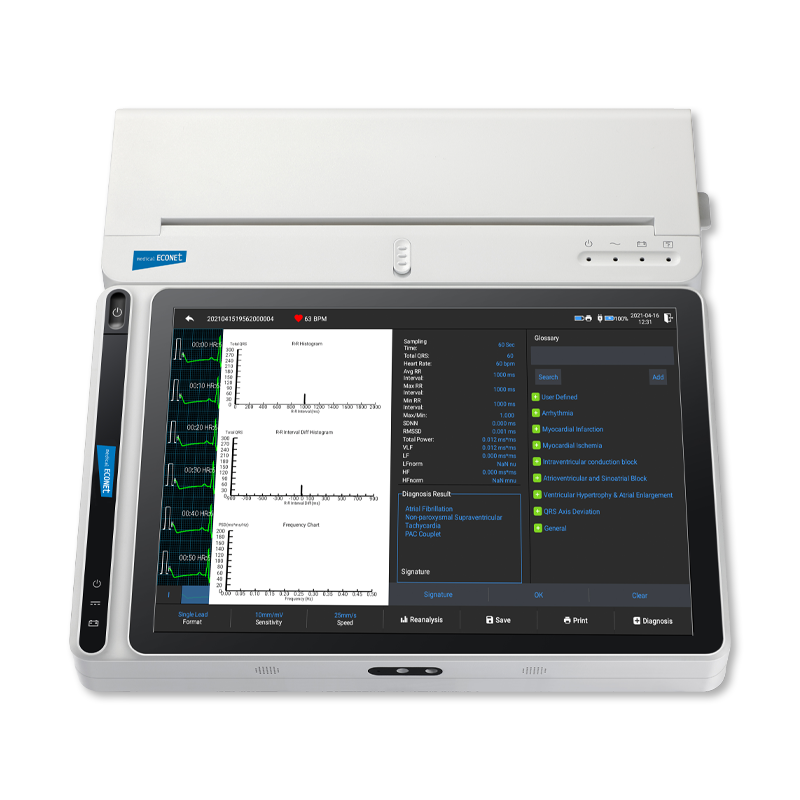 Tablet ECG - 12 channel 